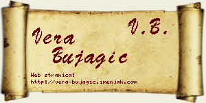 Vera Bujagić vizit kartica